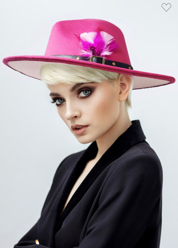 Fedora hats ( with feather 🪶)