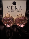 Queen heart earrings ( jewelry)