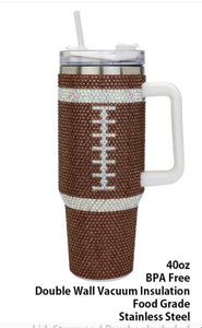 Football 🏈 cup ( bling) ( Yana’s Thingz)