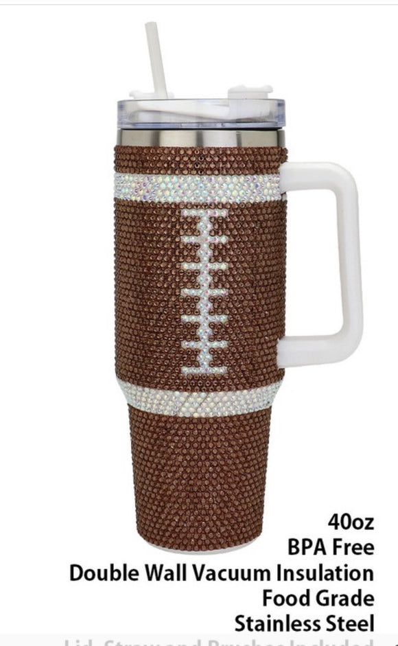 Football 🏈 cup ( bling) ( Yana’s Thingz)