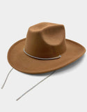 Bling strap Fedora hats