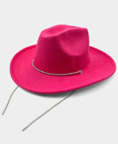 Bling strap Fedora hats