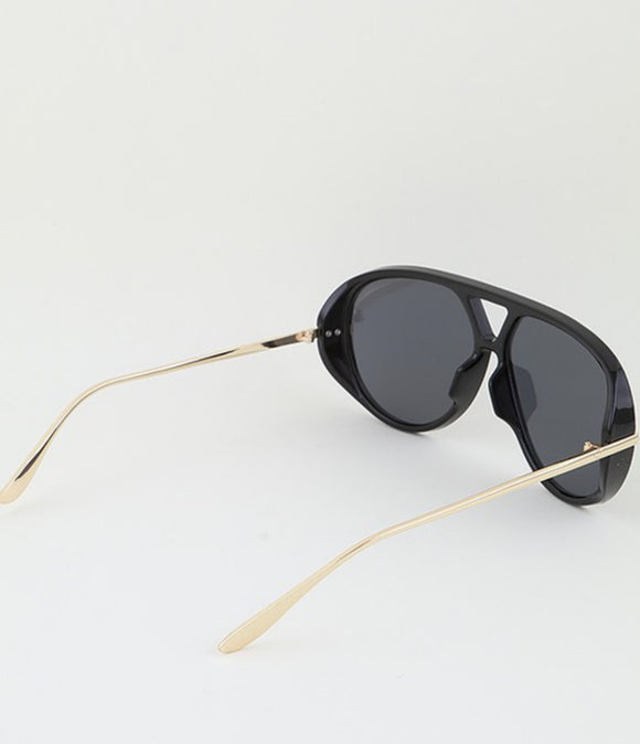 Retro Double Bridge Aviator glasses