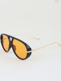 Retro Double Bridge Aviator glasses