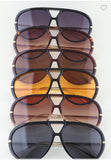 Retro Double Bridge Aviator glasses