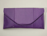 Snake 🐍 Skin Patterned Envelope Clutch (handbags)