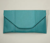 Snake 🐍 Skin Patterned Envelope Clutch (handbags)