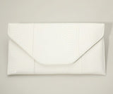 Snake 🐍 Skin Patterned Envelope Clutch (handbags)