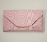 Snake 🐍 Skin Patterned Envelope Clutch (handbags)
