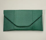 Snake 🐍 Skin Patterned Envelope Clutch (handbags)