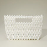 Pearl beaded open top handbag 👜 (handbags)