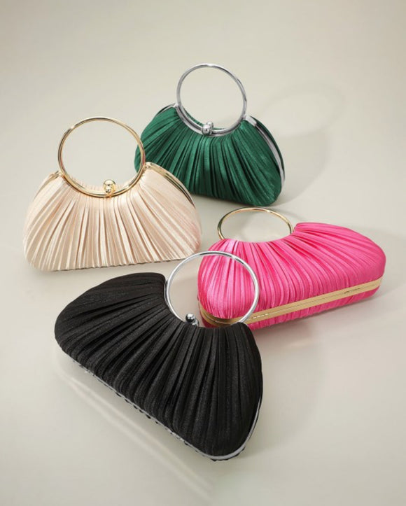 Pleated clutch (handbags)
