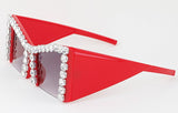 Oversized Geometric Cut Sunglasses