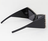 Oversized Geometric Cut Sunglasses