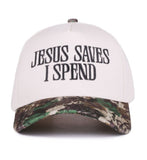 Jesus Saves I Spend baseball cap ( hats)