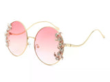 Round Oversized Luxury Crystal