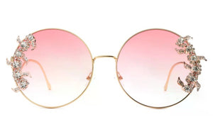 Round Oversized Luxury Crystal