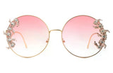 Round Oversized Luxury Crystal