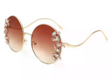 Round Oversized Luxury Crystal