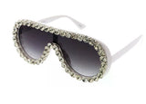 Large Aviator Rhinestone Frame
