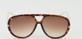 Retro Double Bridge Aviator glasses