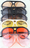 Modern Round Aviator sunglasses