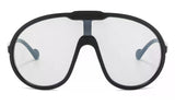 Oversized Curved Aviator glasses