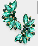 Crystal Marquise Floral earrings (Jewelry)