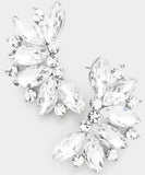 Crystal Marquise Floral earrings (Jewelry)