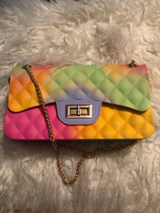Multicolor medium chain handbags