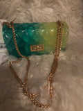 Small Rainbow chain handbags
