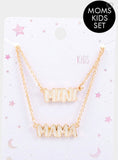 Mama/Mini necklace set ( yana ) ( jewelry)