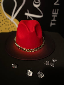 Fedoras Two Tone with chain - (hats)