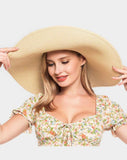 Oversized Straw Sun ☀️ Hat (hats)