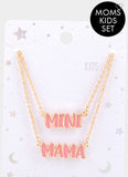 Mama/Mini necklace set ( yana ) ( jewelry)