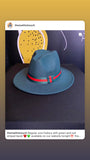 Fedora with red/green band ( hats )