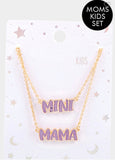 Mama/Mini necklace set ( yana ) ( jewelry)